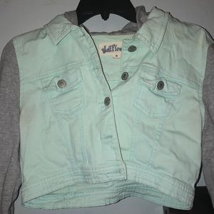 Cropped Light Blue jacket